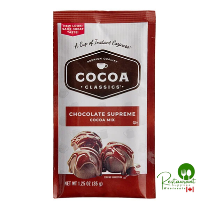 Cocoa Classics Chocolate Supreme Hot Cocoa Packets – 72/Case | Creamy Drink Mix