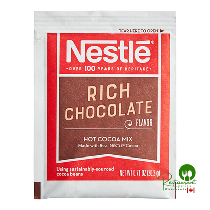 Nestlé Rich Chocolate Hot Cocoa Mix Packets 50 Count – 6/Case | Smooth Instant Hot Chocolate