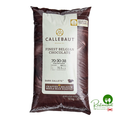 Callebaut 70/30 Dark Couverture Chocolate Callets™ – 22 lb, 2/Case