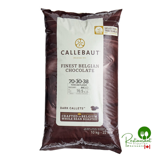 Callebaut 70/30 Dark Couverture Chocolate Callets™ – 22 lb, 2/Case