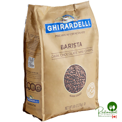 Ghirardelli Barista Dark Chocolate 10M Baking Chips 5 lb – 2/Case