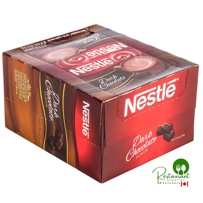 Nestlé Dark Chocolate Hot Cocoa Packets – 50/Box | Smooth Gourmet Cocoa Mix