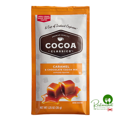 Cocoa Classics Caramel & Chocolate Hot Cocoa Mix Packets – 72 Count | Gourmet Instant Hot Chocolate