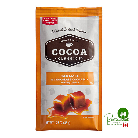 Cocoa Classics Caramel & Chocolate Hot Cocoa Mix Packets – 72 Count | Gourmet Instant Hot Chocolate