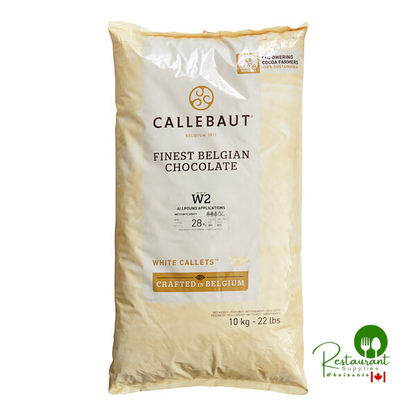 Callebaut W2 White Couverture Chocolate Callets™ – 22 lb