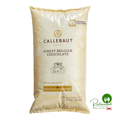 Callebaut Recipe CW2 White Chocolate Callets – 22 lb