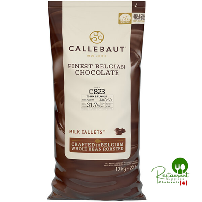 Callebaut C823 Milk Couverture Chocolate Callets™ – 22 lb