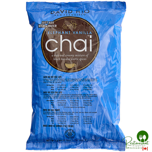 David Rio Elephant Vanilla Chai® Tea Latte Mix 4 lb.