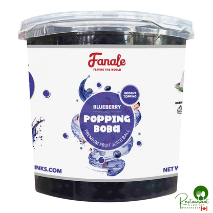 Fanale Blueberry Popping Boba 7.05 lb. - 4/Case