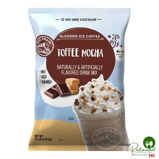 Big Train 3.5 lb. Toffee Mocha Blended Ice Coffee Mix