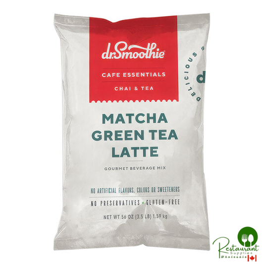 Dr. Smoothie Cafe Essentials Matcha Green Tea Latte Beverage Mix 3.5 lb.