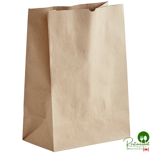 1/6 57 lb. Natural Kraft Heavy-Duty Paper Customizable Barrel Sack By Prime - 500/Case