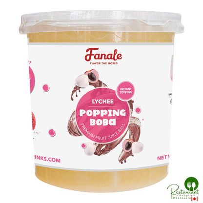 Fanale Lychee Popping Boba 7.05 lb. - 4/Case
