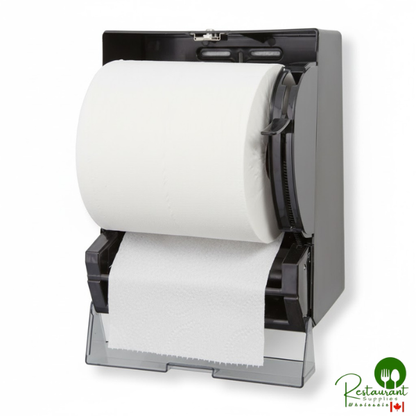 Prime Premium 8" White Aircell TAD Hardwound Paper Towel Roll, 800 Feet / Roll - 6/Case