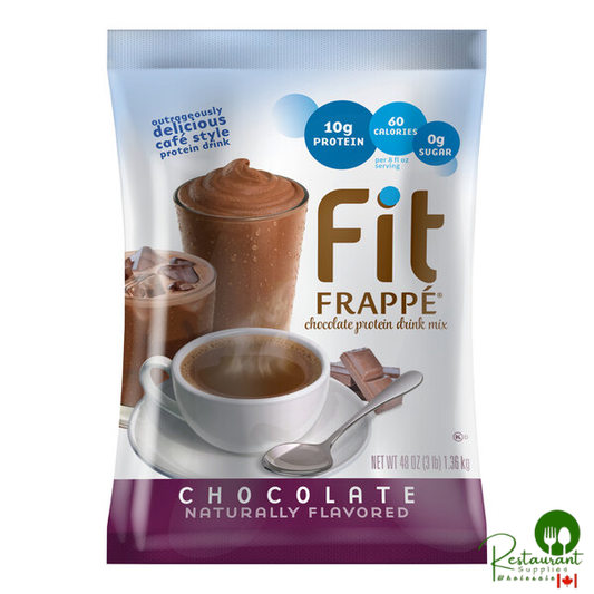 Big Train 3 lb. Fit Frappe Chocolate Protein Drink Mix