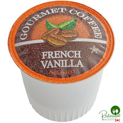 Caffe de Aroma 12-Count French Vanilla Coffee Single Serve Cups - 6/Case