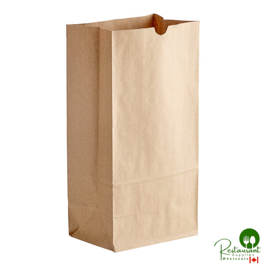 8 lb. Natural Kraft Paper Customizable Bag By Prime - 500/Case