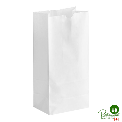 8 lb. White Paper Customizable Bag By Prime - 500/Case