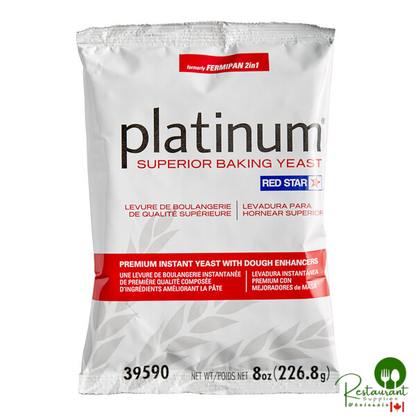 Lesaffre Platinum Instant Superior Baking Yeast 8 oz. - 20/Case