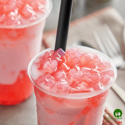 Fanale Sakura Cherry Blossom Heart-Shaped Jelly Topping 6.6 lb. - 4/Case