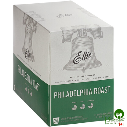 Ellis Philadelphia Roast Coffee Single Serve Cups - 24/Box