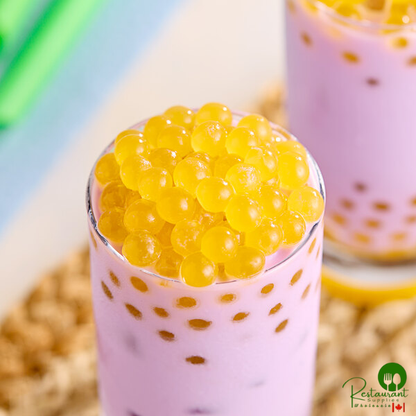 Fanale Mango Popping Boba 1 lb. - 12/Case