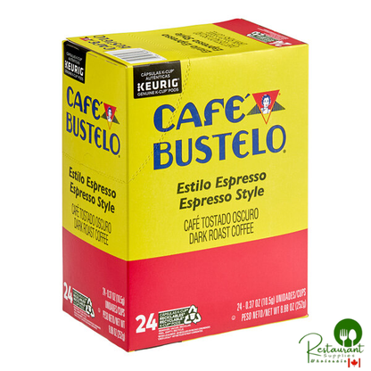 Cafe Bustelo Espresso-Style Coffee Single Serve Keurig® K-Cup® Pods - 24/Box