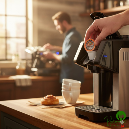 Caffe de Aroma 12-Count Hazelnut Cream Coffee Single Serve Cups - 6/Case