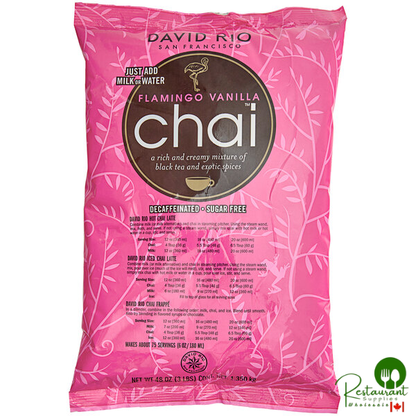 David Rio Flamingo Vanilla™ Decaf Sugar-Free Chai Tea Latte Mix 3 lb.