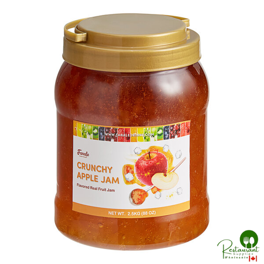 Fanale Crunchy Apple Fruit Jam / Smoothie Topping 5.5 lb. - 6/Case
