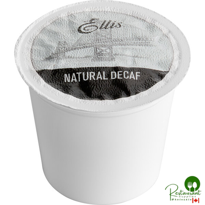 Ellis 24-Count Natural Decaf Coffee Single Serve Cups - 4/Case