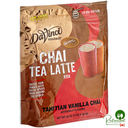 DaVinci Gourmet Ready to Use Tahitian Vanilla Chai Tea Mix 3 lb.