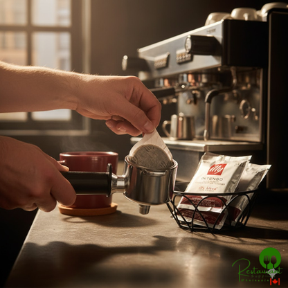 illy Intenso 18-Count Single Serve Espresso Pods - 12/Case