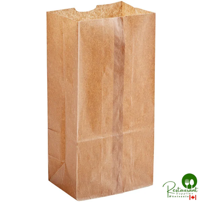 8 lb. Natural Kraft Waxed Paper Bag By Prime - 1,000/Case