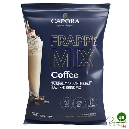 Capora 3.5 lb. Coffee Frappe Mix - 5/Case