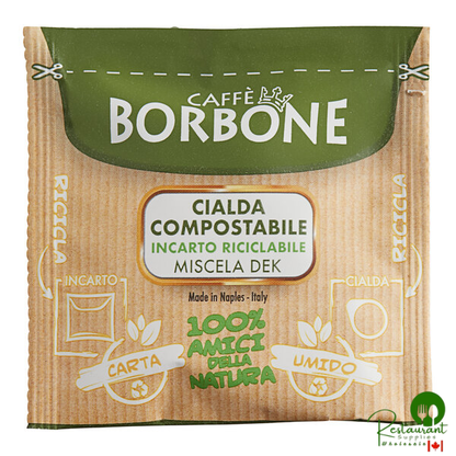 Caffe Borbone Decaf Blend Espresso Pods - 150/Case