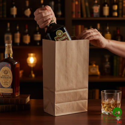 Heavy Duty 8 lb. Extra Heavy-Duty Natural Kraft Bag By Prime - 400/Case