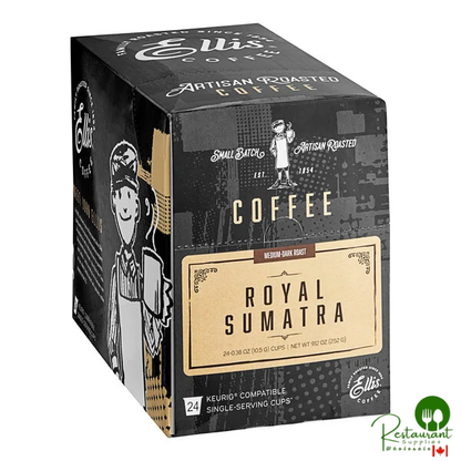 Ellis 24-Count Mezzaroma Royal Sumatra Coffee Single Serve Cups - 4/Case