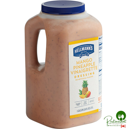 Hellmann's 1 Gallon Mango Pineapple Vinaigrette Dressing - 4/Case