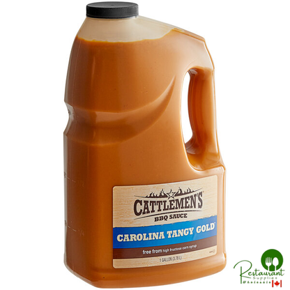 Cattlemen's 1 Gallon Carolina Tangy Gold BBQ Sauce - 4/Case