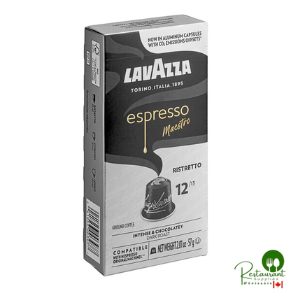 Lavazza Espresso Maestro Ristretto Single Serve Capsules for Nespresso* Original Machines - 10/Box