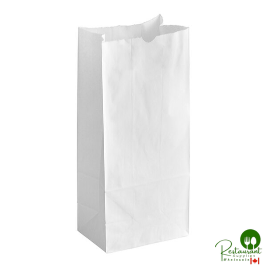 10 lb. White Paper Customizable Bag By Prime - 500/Case