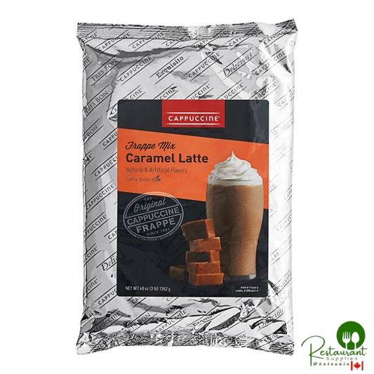 Cappuccine Caramel Latte Frappe Mix 3 lb.