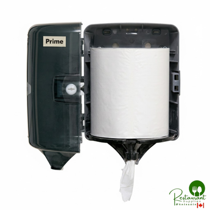 Prime 1-Ply White Center Pull Paper Towel 750' Roll - 6/Case