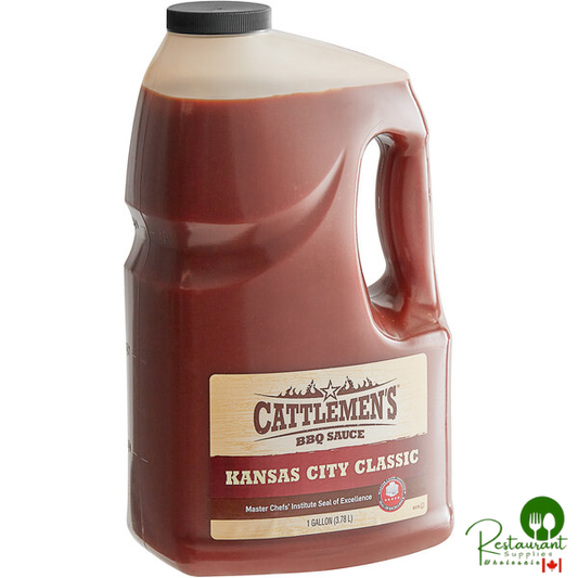 Cattlemen's 1 Gallon Kansas City Classic BBQ Sauce - 4/Case