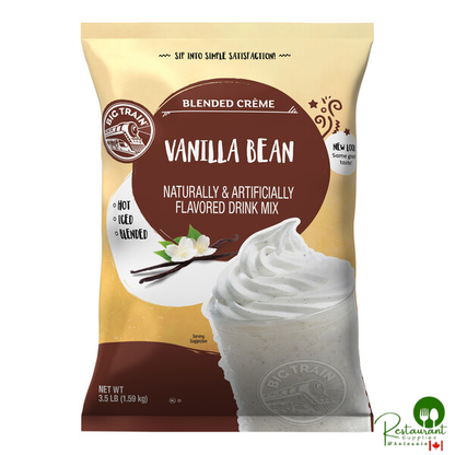 Big Train Vanilla Bean Blended Creme Frappe Mix - 3.5 lb.