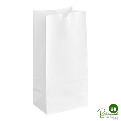 5 lb. White Paper Customizable Bag By Prime - 500/Case