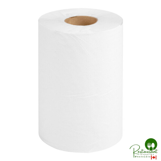 Prime White Hardwound Paper Towel, 350 Feet / Roll - 12/Case