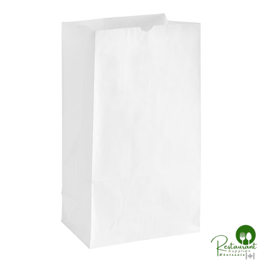 16 lb. White Paper Customizable Bag By Prime - 500/Case
