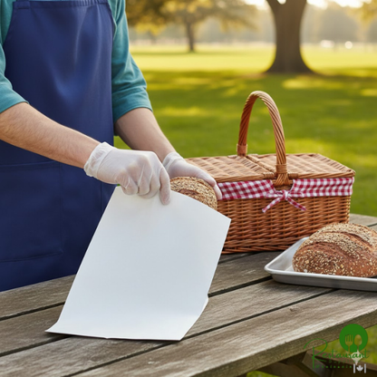 8 1/2" x 4 1/2" x 14" White Bread Bag By Prime - 1,000/Case